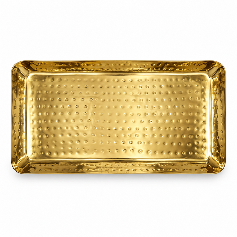 Stainless Steel PVD Gold Platter – Premium Gold Serving Platter
