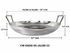 Heavy Duty Stainless steel Jalebi Kadai / Flat Wok (Available in 18, 20, 22, 24 & 30 Inch Diameter)