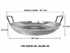 Heavy Duty Stainless steel Jalebi Kadai / Flat Wok (Available in 18, 20, 22, 24 & 30 Inch Diameter)