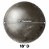 Mild steel Round Tikki Tava Without Handle, 3mm Thick