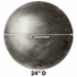 Mild steel Round Tikki Tava Without Handle, 3mm Thick