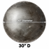 Mild steel Round Tikki Tava Without Handle, 3mm Thick