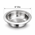 Stainless Steel Mirror Finish Bowl – Perfect for Idli Sambar & Vada Sambar – 6" & 7" Wide Serving Bowl