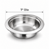 Stainless Steel Mirror Finish Bowl – Perfect for Idli Sambar & Vada Sambar – 6" & 7" Wide Serving Bowl