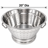 Heavy Duty Stainless Strainer / Rice Jali Stainless Steel 20"