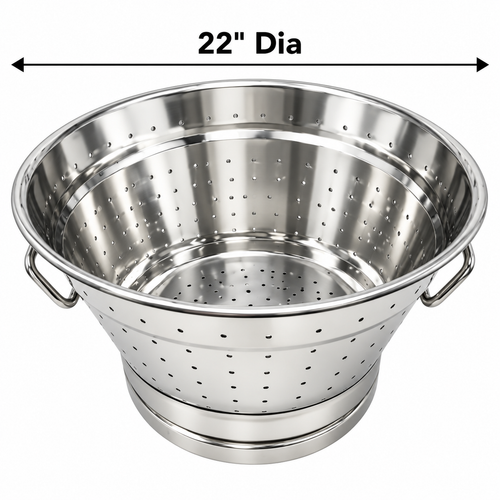 Heavy Duty Stainless Strainer / Rice Jali Stainless Steel  22"