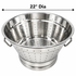 Heavy Duty Stainless Strainer / Rice Jali Stainless Steel  22"