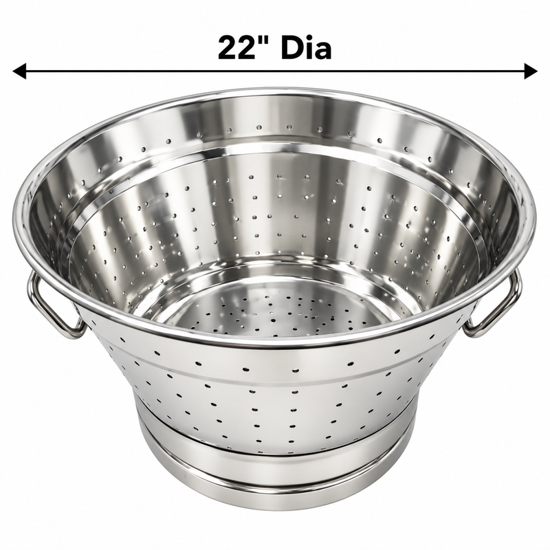 Heavy Duty Stainless Strainer / Rice Jali Stainless Steel  22"