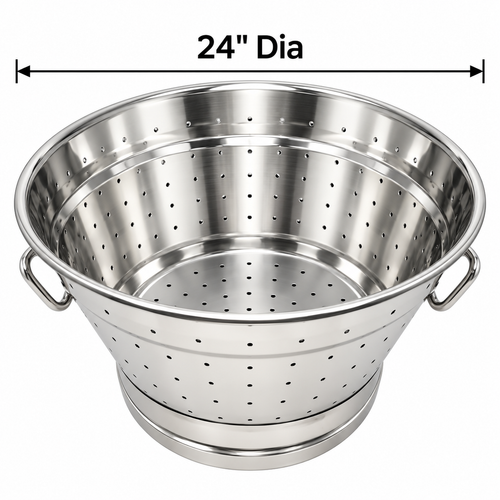 Heavy Duty Stainless Strainer / Rice Jali Stainless Steel 24"