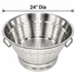 Heavy Duty Stainless Strainer / Rice Jali Stainless Steel 24"