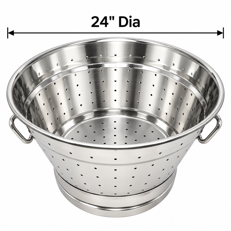 Heavy Duty Stainless Strainer / Rice Jali Stainless Steel 24"