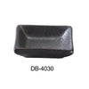 Yanco DB-4030 Diamond Black Sauce Dish, 2 Oz, China, Matte Glaze, Black (4Dz)