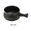 Yanco DB-4105 Diamond Black Skillet with Handle, 22 Oz, China, Matte Glaze, Black (2Dz)