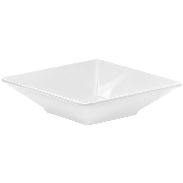 GET DB772SQ-W 22 oz square white melamine bowl