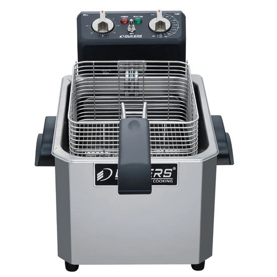 Dukers One Basket Electric Countertop Fryer DCF15E - 15lb