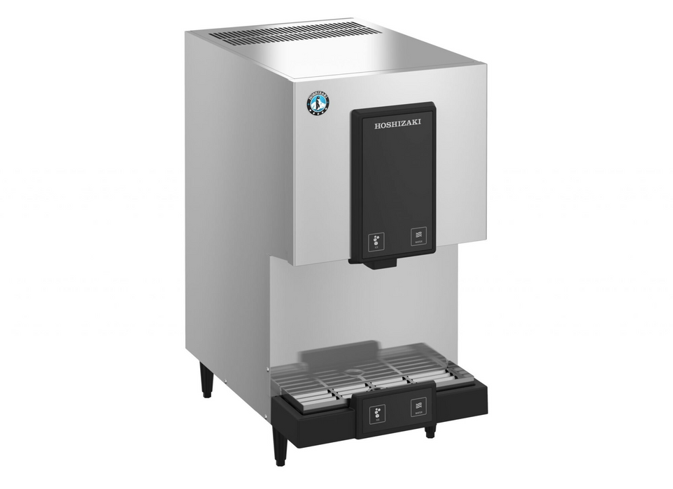 Push-button ice and water dispensing on Hoshizaki DCM-271BAH