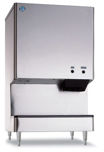 DCM-500BWH nugget-style ice machine with push-button operation