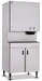 Hoshizaki countertop cubelet ice dispenser with stainless steel design