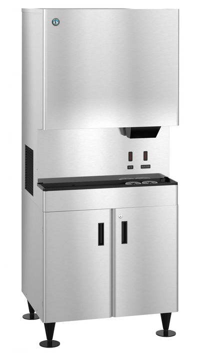 Commercial-grade Hoshizaki DCM-752BAH-OS ice and water dispenser