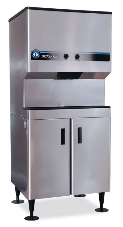 Heavy-duty stainless steel icemaker support stand for DM-200B