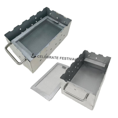 Portable rectangular-shaped barbecue grill for outdoor cooking