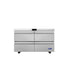 Atosa AUR48D4 Undercounter Refrigerator with Drawers – 48” Commercial Worktop Fridge, 4 Drawer, Stainless Steel
