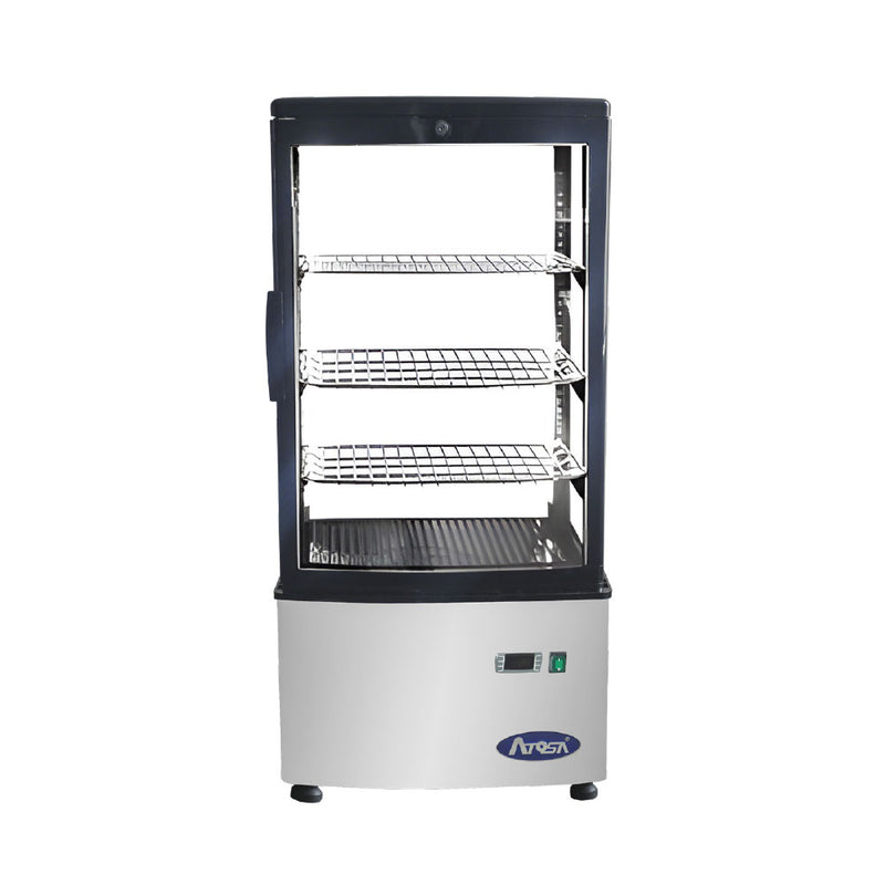 Atosa DSRC-28 - Countertop Diamond Showcase Refrigerator (2.8 Cu Ft)