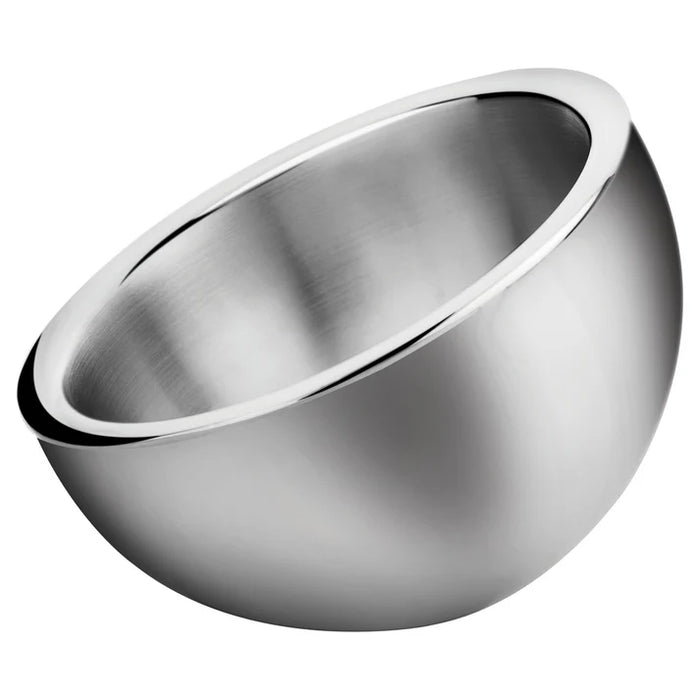 Winco Double-Wall Angled Display Bowl, Stainless Steel (Price/Piece)