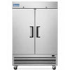 Evercool E-2RE 54" Two-Door Reach-In Refrigerator, 41.9 Cu. Ft.