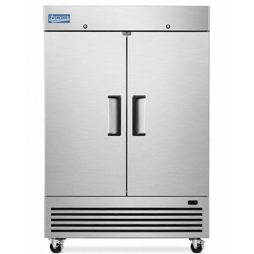 Evercool E-2RE 54-inch two-door commercial reach-in refrigerator