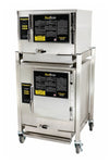 AccuTemp P3/P61201E060 DBL Convection Steamer, Double Stacked, Stand, 3-Pan 6-Pan, Connected Propane