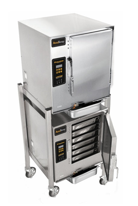 AccuTemp E62081D060 DBL Steamer, Double-Stacked, Stand-mounted, Connectionless, Electric