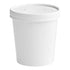 Empress White Paper Food & Soup Containers with Lid (250/CASE)