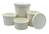 Empress White Paper Food & Soup Containers with Lid (250/CASE)