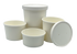 Empress White Paper Food & Soup Containers with Lid (250/CASE)