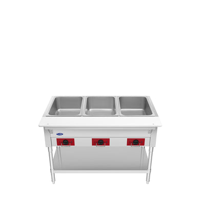 Atosa EHS-OW Electric Steam Table Open Wells with Stainless Steel Construction
