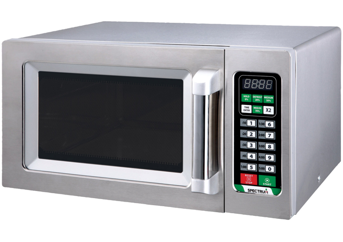 Winco EMW-1000ST Spectrum Commercial Microwave, Touch, Stainless Steel, 1,000 W (Price/Set)