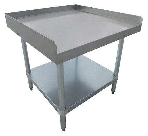 Serv-Ware 24" x 30" Stainless Steel Equipment Stand with Undershelf – Commercial Kitchen Stand (24"W x 30"D x 24"H)