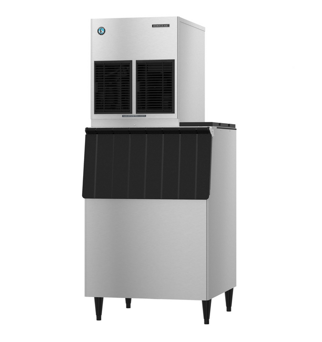 High-capacity nugget ice maker by Hoshizaki featuring CleanCycle24™ design and easy-to-maintain greaseless bearing.
