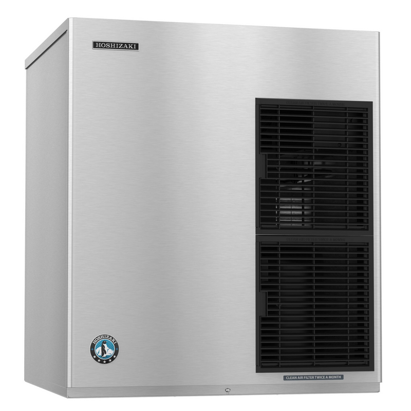 Commercial Hoshizaki flaker ice machine stainless steel design for foodservice