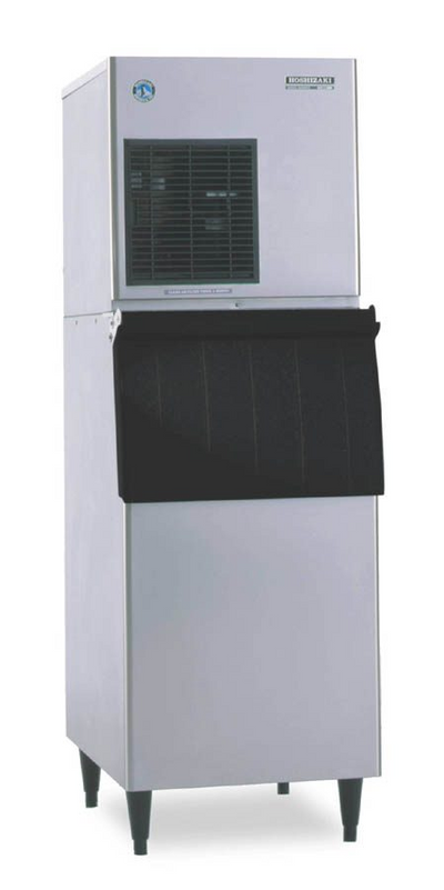 Mount 2 Hoshizaki F-450MAJ units side-by-side for double ice production