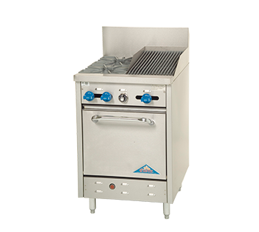 Comstock-Castle, F318-1RB, Range, 24" Restaurant, Gas