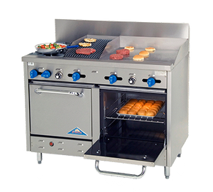 Comstock-Castle, F3218-24-1RB, Range, 48" Restaurant, Gas