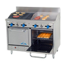 Comstock-Castle, F3218-24-2RB, Range, 48", 24" Griddle, 24" Charbroiler