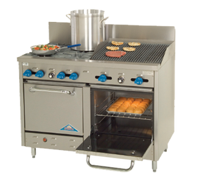 Comstock-Castle, F3218-2RB, Range, 48" Restaurant, Gas