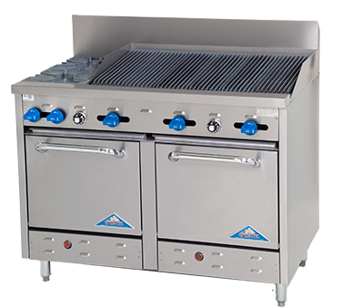 Comstock-Castle, F3218-3RB, Range, 48" Restaurant, Gas