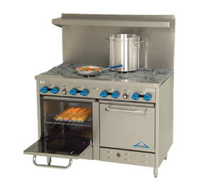 Comstock-Castle, F3218, Range, 48", 8 Open Burners