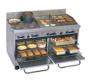Comstock-Castle, F3226-1RB-24B, Range, 60" Restaurant, Gas