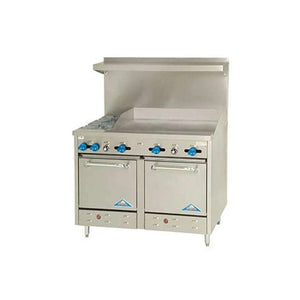 Comstock-Castle, F3226-48, Range, 60", 2 Burners, 48" Griddle