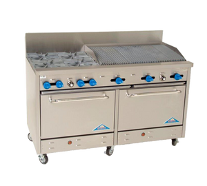Comstock-Castle, F3226-4RB, Range, 60" Restaurant, Gas